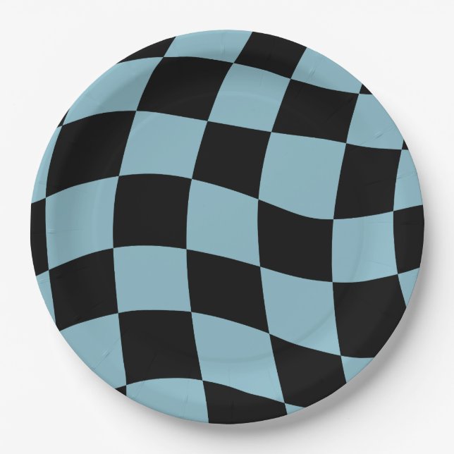 Retro  One Happy Dude 1st Birthday Party  Paper Plate (Front)