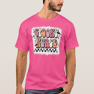Retro One Spooky Nurse Halloween Nurse Squad Boo B T-Shirt