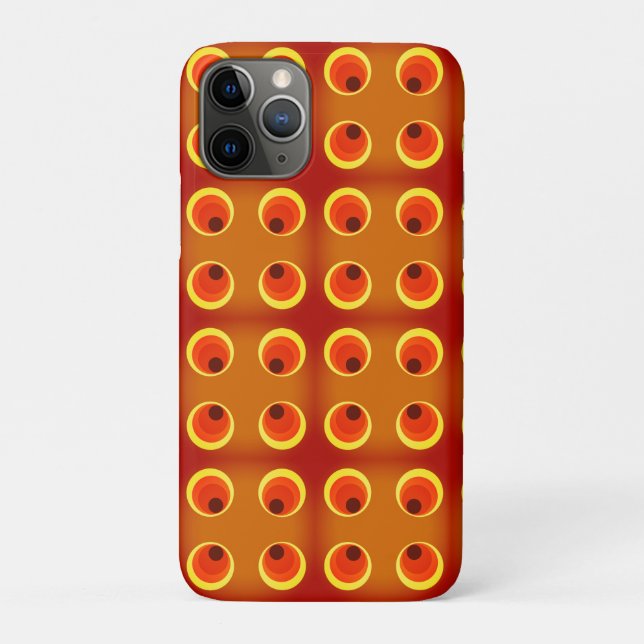 retro orange 1970 Case-Mate iPhone case (Back)
