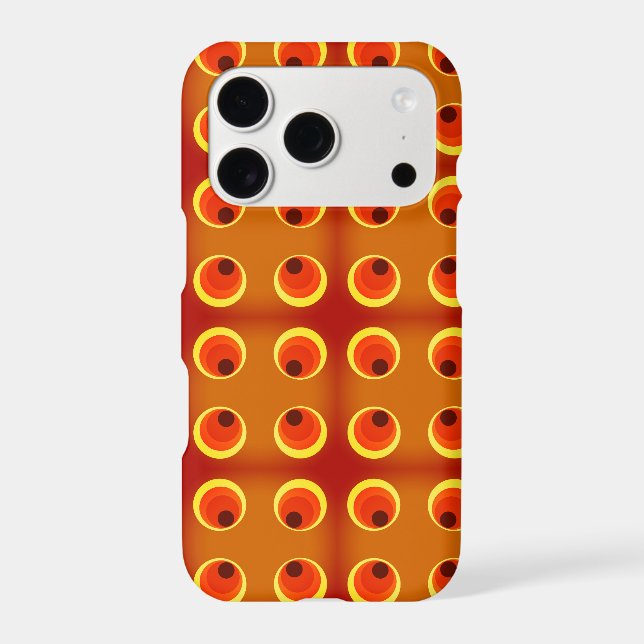 retro orange 1970 Case-Mate iPhone case (Back)