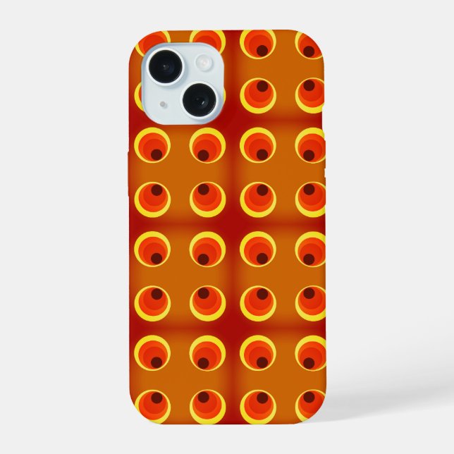 retro orange 1970 Case-Mate iPhone case (Back)
