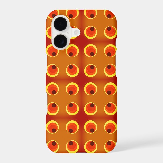 retro orange 1970 Case-Mate iPhone case (Back)