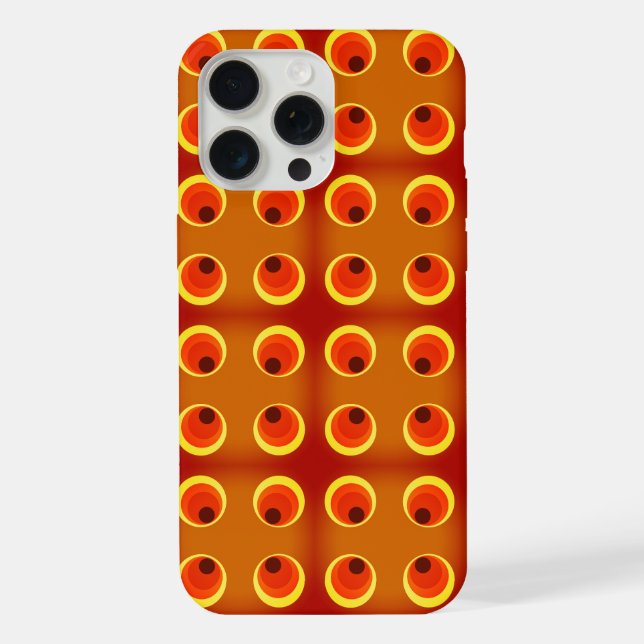 retro orange 1970 Case-Mate iPhone case (Back)