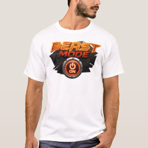 Retro Orange BEAST MODE ON Original Design T-Shirt