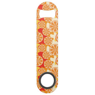 Retro Orange Citrus Pattern