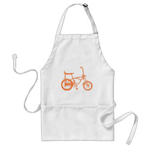 Retro Orange Krate Banana Seat Bike Standard Apron