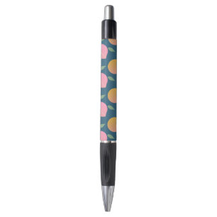 Retro Orange Peach Fruit Pattern