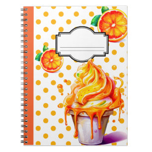 Retro Orange Sherbet  Notebook