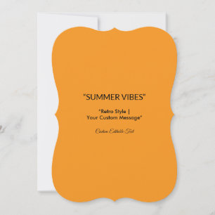 Retro Orange Texture – Summer Vibes Art