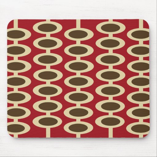 Image of Retro Orb Pattern - mousepad