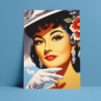 Retro Oriental Woman