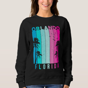 Retro Orlando Florida Beach Summer Tropical Souven Sweatshirt