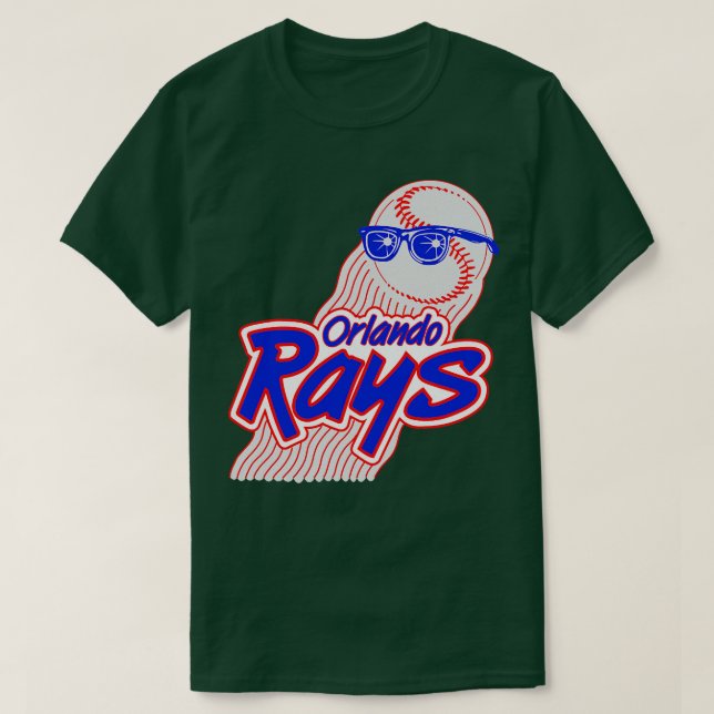 Retro Orlando Rays Baseball 1990 TShirt (Design Front)