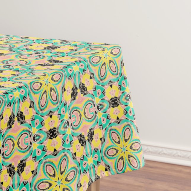 Retro ornament tablecloth (In Situ)