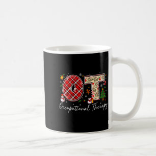Retro Ot Occupational Therapy Santa Christmas Ot S Coffee Mug