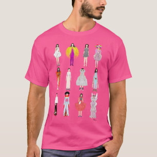 Retro Outfits Of Bjork Fashion Gift Boys Girls T-Shirt