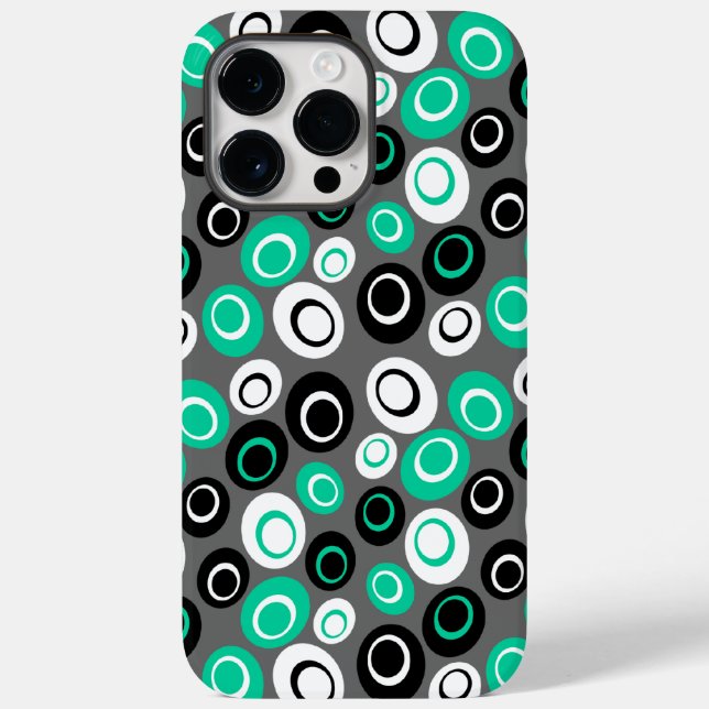 Retro Ovals Case-Mate iPhone Case (Back)