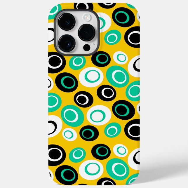 Retro Ovals Case-Mate iPhone Case (Back)