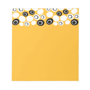 Retro Ovals Pattern Notepad
