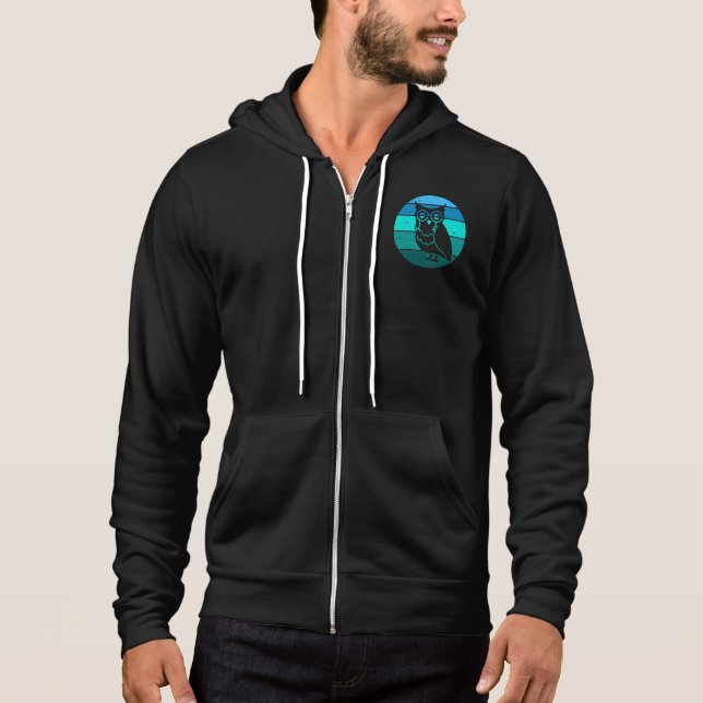 Retro Owl Hoodie (Front)