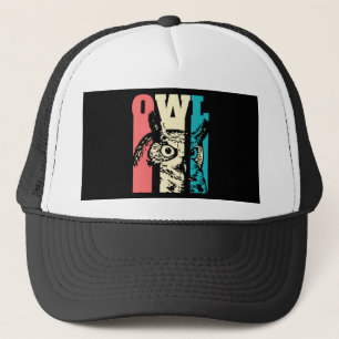 Retro Owl Trucker Hat