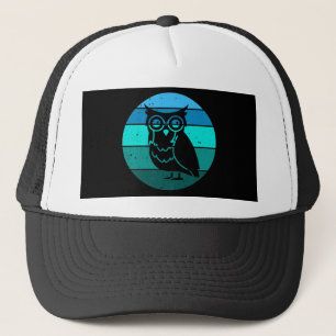 Retro Owl Trucker Hat
