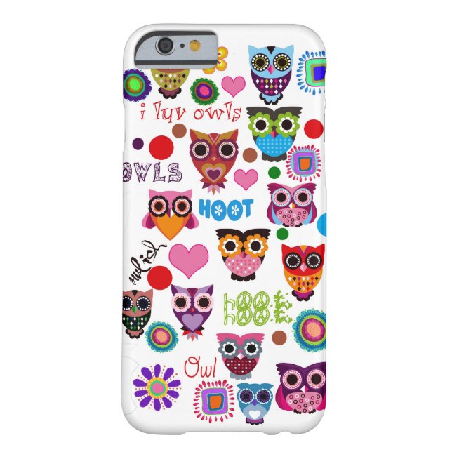 Retro Owls Case-Mate iPhone Case (Back)