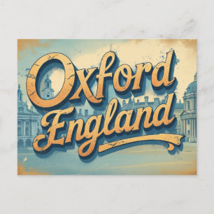 Retro Oxford Moments Postcard