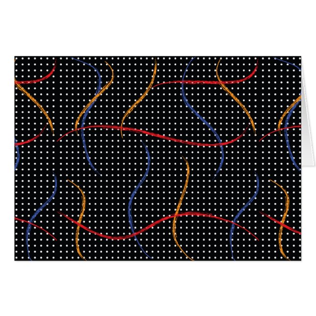 Retro Paint Splatter and Dots (Front Horizontal)