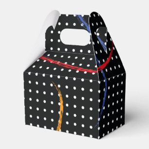Retro Paint Splatter and Dots Favour Box