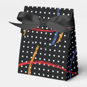 Retro Paint Splatter and Dots Favour Box