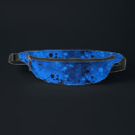 Retro Paint Splatter Effect Blue & Black  Bum Bags<br><div class="desc">Bright and vibrant paint splatter pattern, the dazzling design is a mix of blue & black splatters. This abstract and messy design would be the prefect gift for an artist, for a weekend breakaway, summer vacation, for shopping trips, or a hike to a country side pub. you can use this...</div>