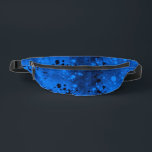 Retro Paint Splatter Effect Blue & Black  Bum Bags<br><div class="desc">Bright and vibrant paint splatter pattern, the dazzling design is a mix of blue & black splatters. This abstract and messy design would be the prefect gift for an artist, for a weekend breakaway, summer vacation, for shopping trips, or a hike to a country side pub. you can use this...</div>