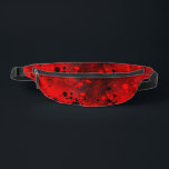 Retro Paint Splatter Effect Red & Black  Bum Bags<br><div class="desc">Bright and vibrant paint splatter pattern, the dazzling design is a mix of red & black splatters. This abstract and messy design would be the prefect gift for an artist, for a weekend breakaway, summer vacation, for shopping trips, or a hike to a country side pub. you can use this...</div>