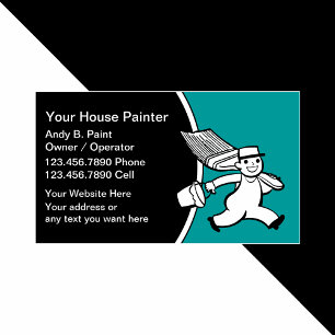 Retro Painter Business Cards