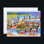 Retro Panama City Florida Postcard<br><div class="desc">Such a great retro postcard for Panama City, Florida repurposed!</div>