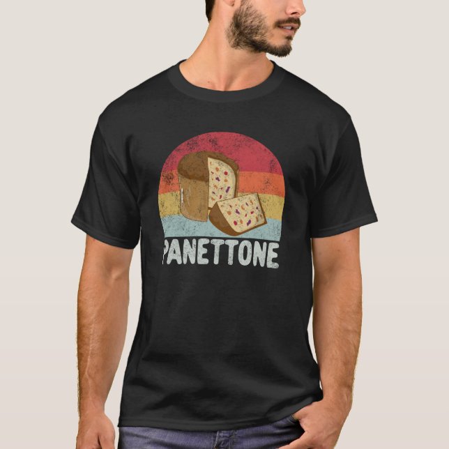 Retro Panettone Cake Gift T-Shirt (Front)