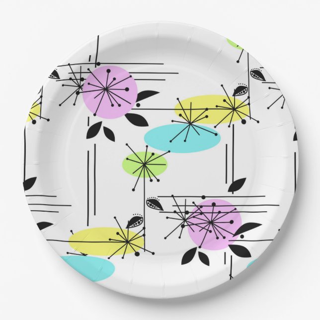Retro . paper plate (Front)