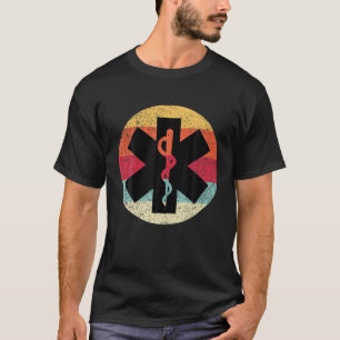 Retro Paramedic EMS Technician EMT Nurse Gift T-Shirt