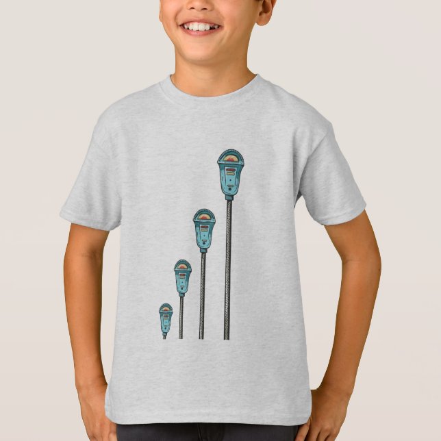 Retro parking meter T-Shirt (Front)
