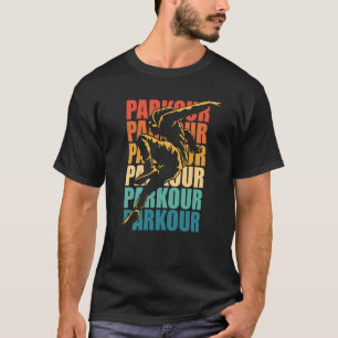 Retro Parkour Free Running Parkour T-Shirt