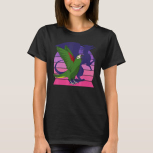 Retro Parrot I Dragon I Screaming Hahn's Macaw T-Shirt