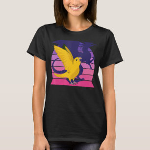 Retro Parrot I Dragon I Screaming Queen of Bavaria T-Shirt