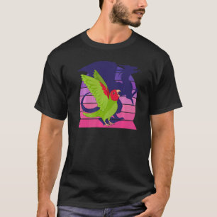Retro Parrot I Dragon I Screaming Red masked Conur T-Shirt