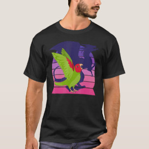 Retro Parrot I Dragon I Screaming Red masked Conur T-Shirt