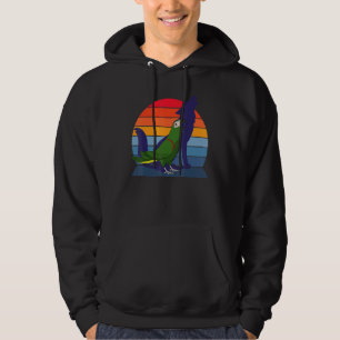 Retro Parrot I Howling Wolf I Screaming Hahn's Mac Hoodie