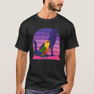 Retro Parrot I Howling Wolf I Screaming Jenday Con T-Shirt