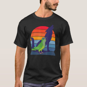 Retro Parrot I Howling Wolf I Screaming Peach fron T-Shirt