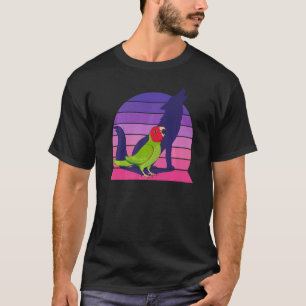 Retro Parrot I Howling Wolf I Screaming Red masked T-Shirt