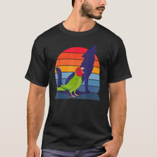 Retro Parrot I Howling Wolf I Screaming Red masked T-Shirt